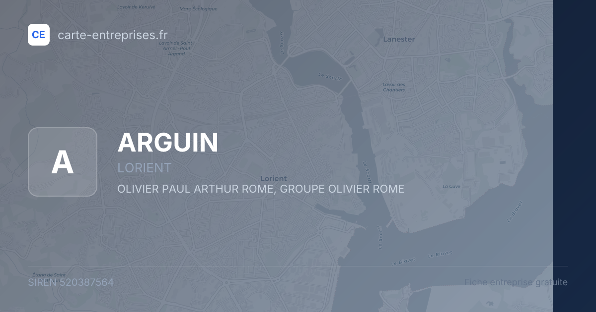 ARGUIN — 520387564 — fiche entreprise