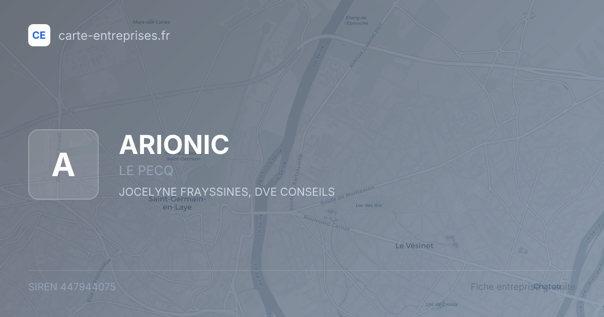 ARIONIC — 447944075 — fiche entreprise