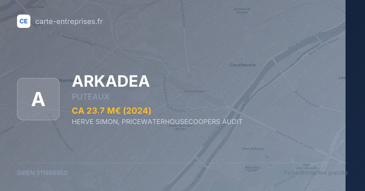 ARKADEA — 511869950 — fiche entreprise