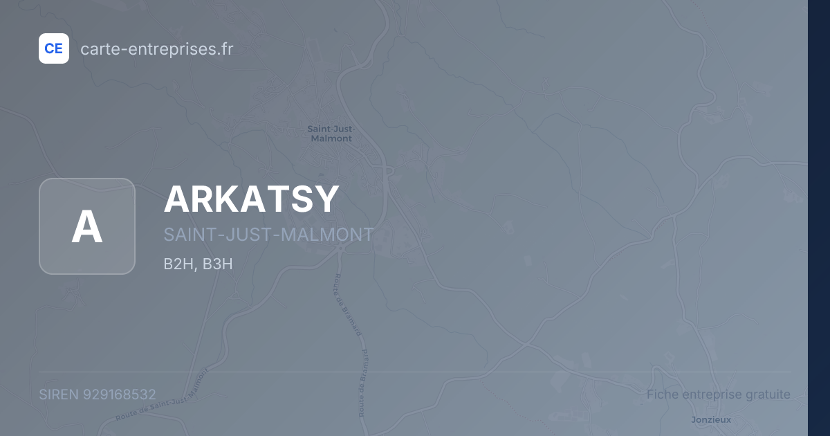 ARKATSY — 929168532 — fiche entreprise