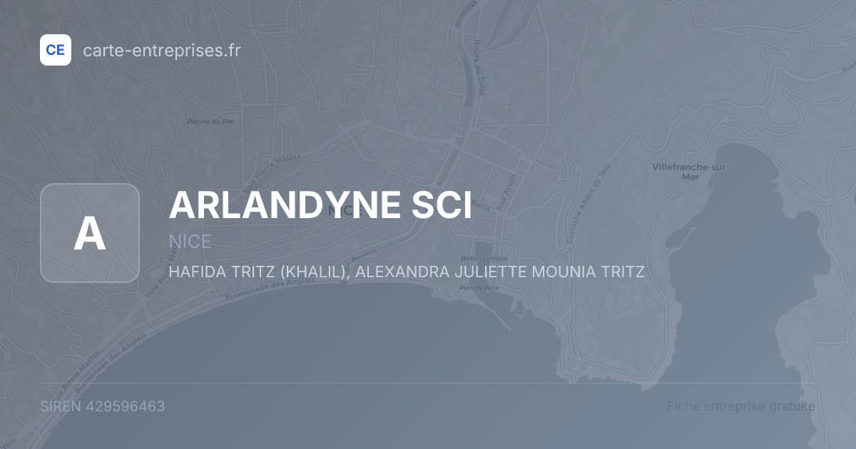ARLANDYNE SCI — 429596463 — fiche entreprise