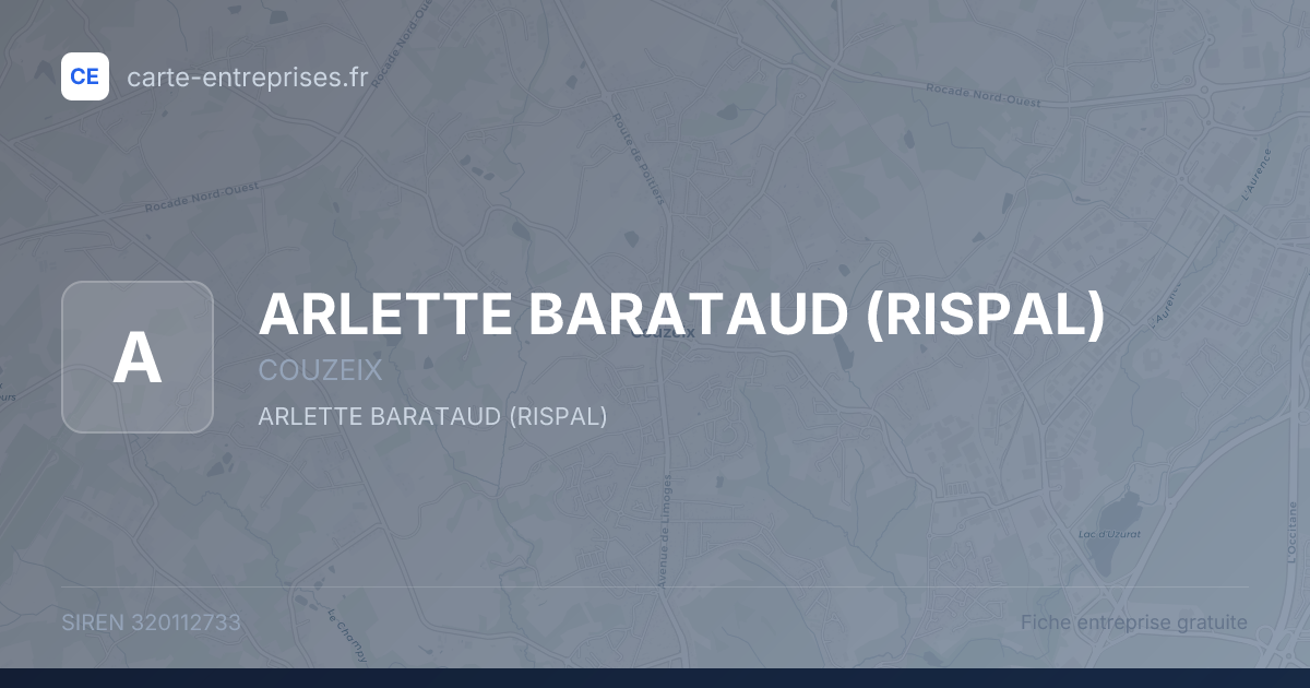 ARLETTE BARATAUD (RISPAL) — 320112733 — fiche entreprise
