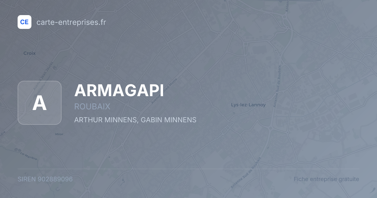 ARMAGAPI — 902889096 — fiche entreprise