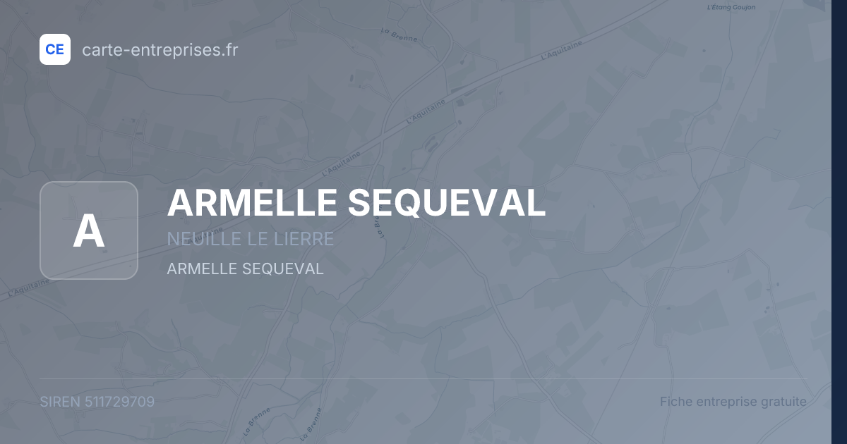 ARMELLE SEQUEVAL — 511729709 — fiche entreprise