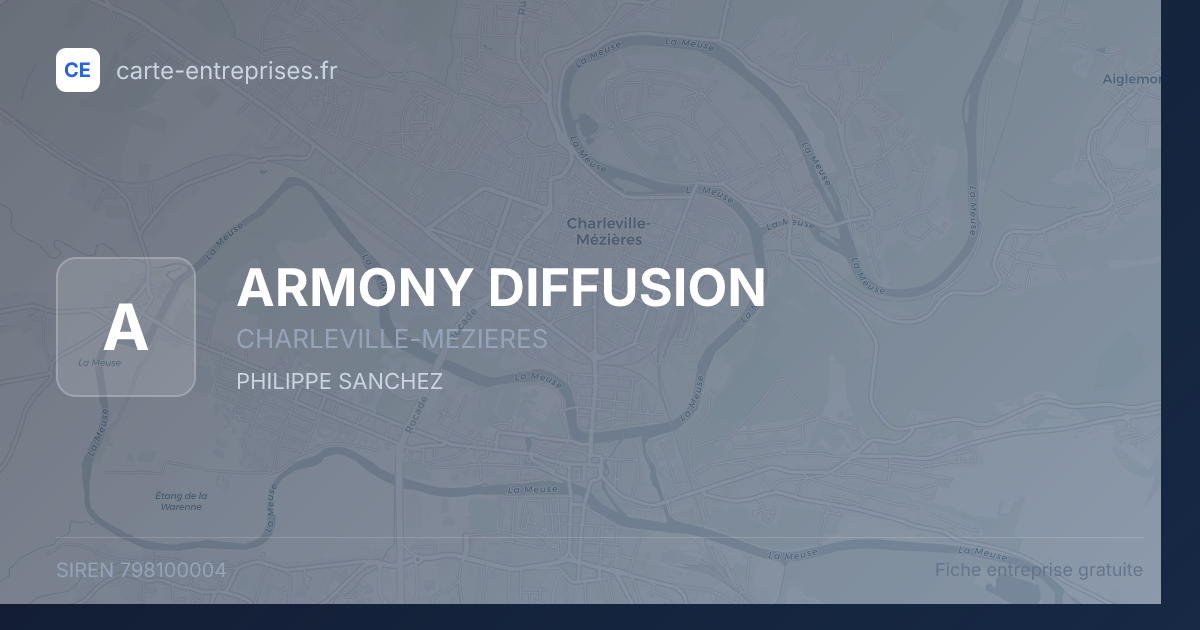 ARMONY DIFFUSION — 798100004 — fiche entreprise