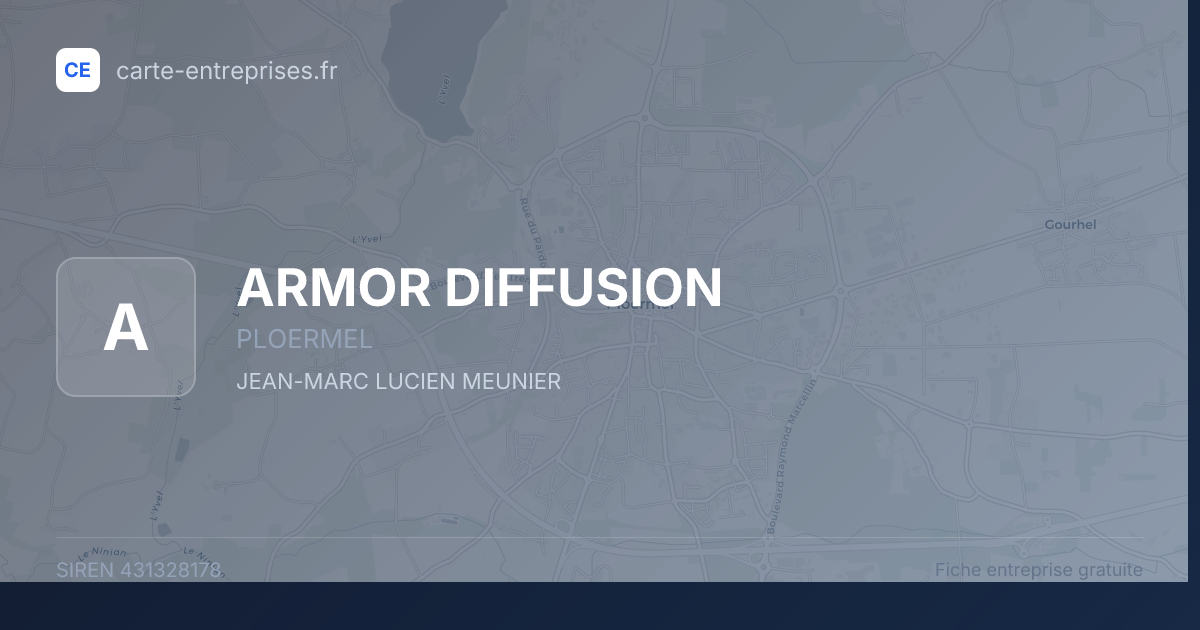 ARMOR DIFFUSION — 431328178 — fiche entreprise