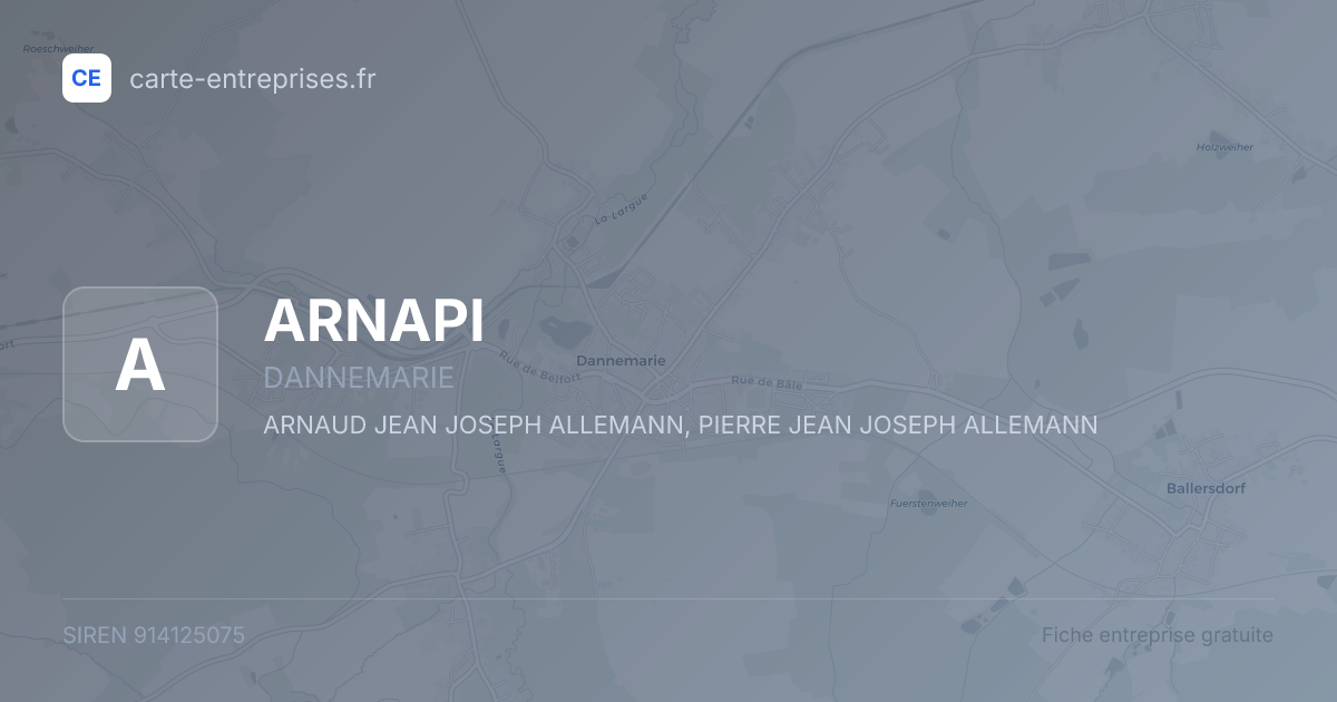 ARNAPI — 914125075 — fiche entreprise