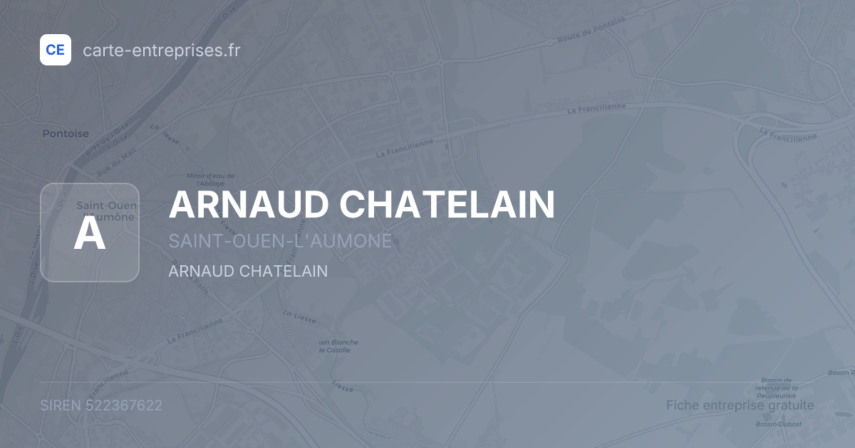 ARNAUD CHATELAIN — 522367622 — fiche entreprise