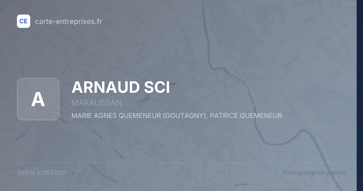 ARNAUD SCI — 331553131 — fiche entreprise