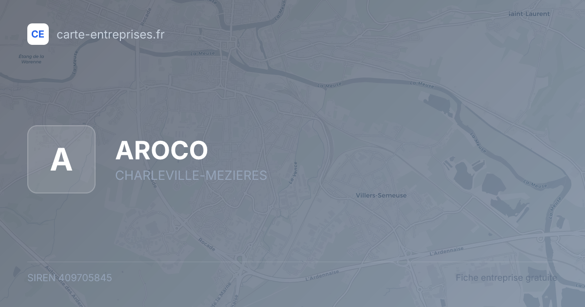 AROCO — 409705845 — fiche entreprise