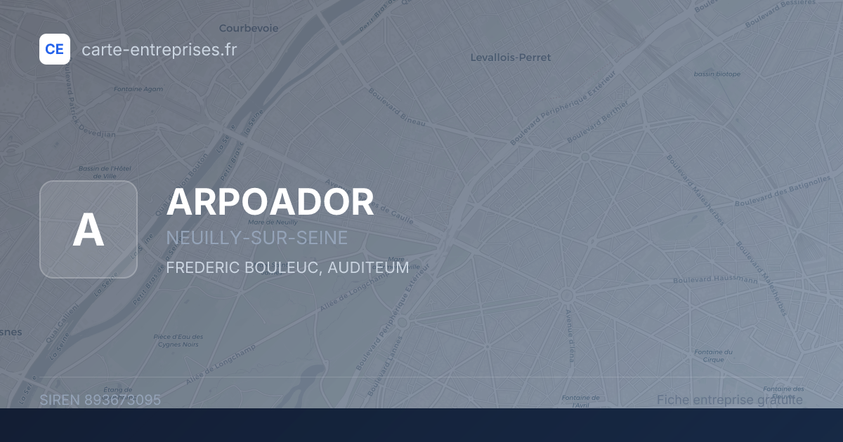 ARPOADOR — 893673095 — fiche entreprise