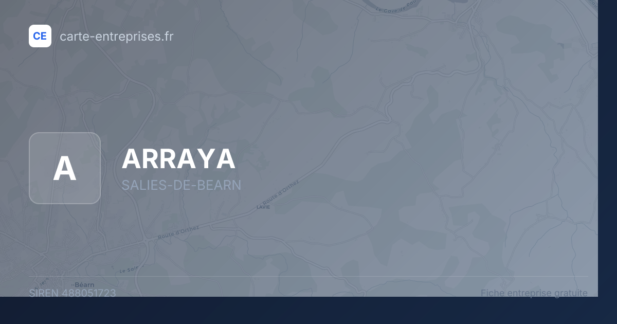 ARRAYA — 488051723 — fiche entreprise