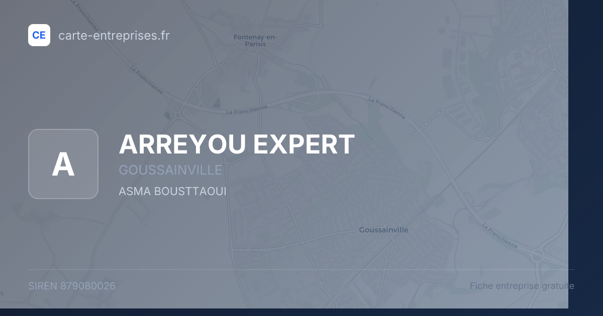 ARREYOU EXPERT — 879080026 — fiche entreprise