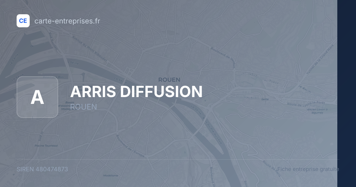 ARRIS DIFFUSION — 480474873 — fiche entreprise