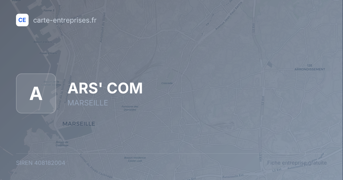 ARS' COM — 408182004 — fiche entreprise