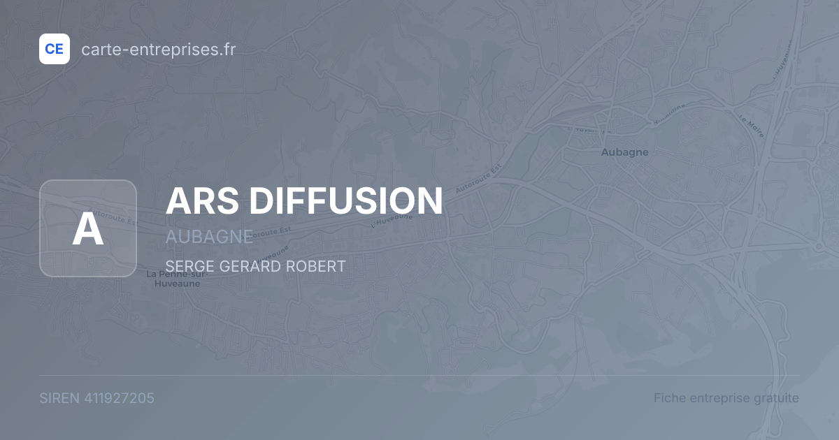 ARS DIFFUSION — 411927205 — fiche entreprise