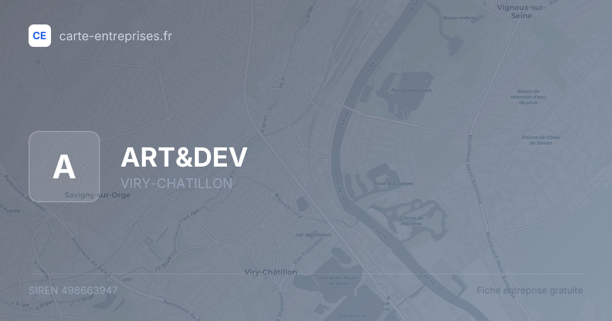 ART&DEV — 498663947 — fiche entreprise