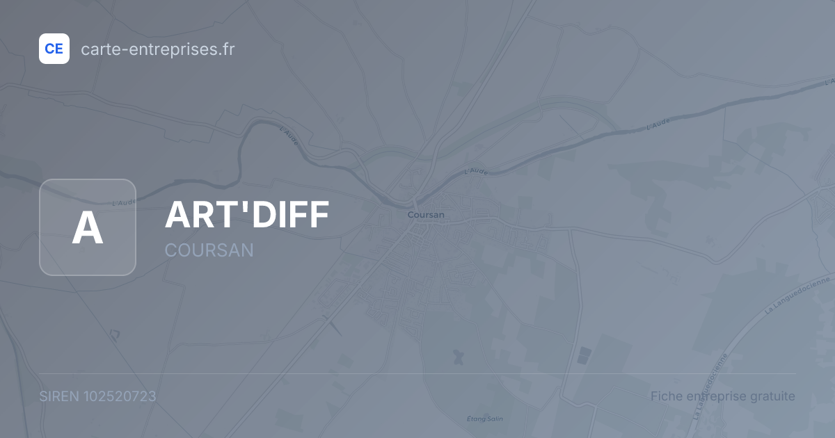 ART'DIFF — 102520723 — fiche entreprise