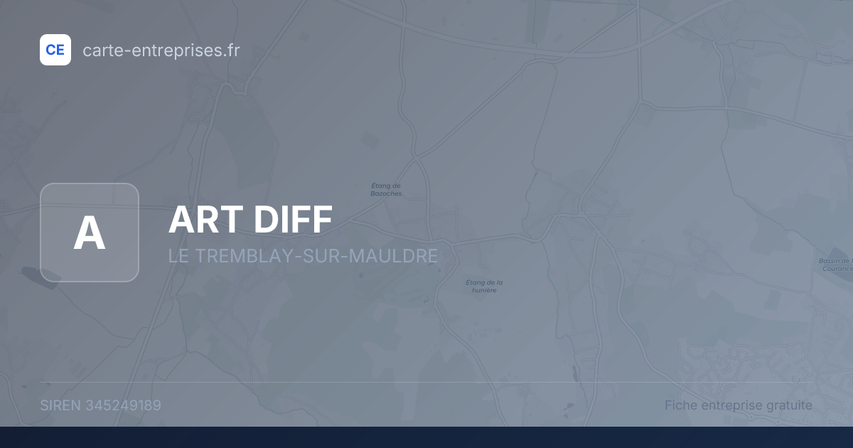 ART DIFF — 345249189 — fiche entreprise
