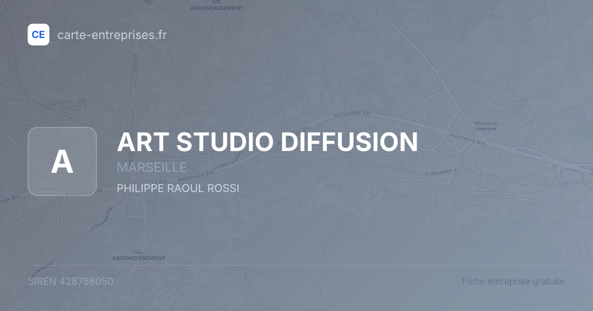 ART STUDIO DIFFUSION — 428756050 — fiche entreprise
