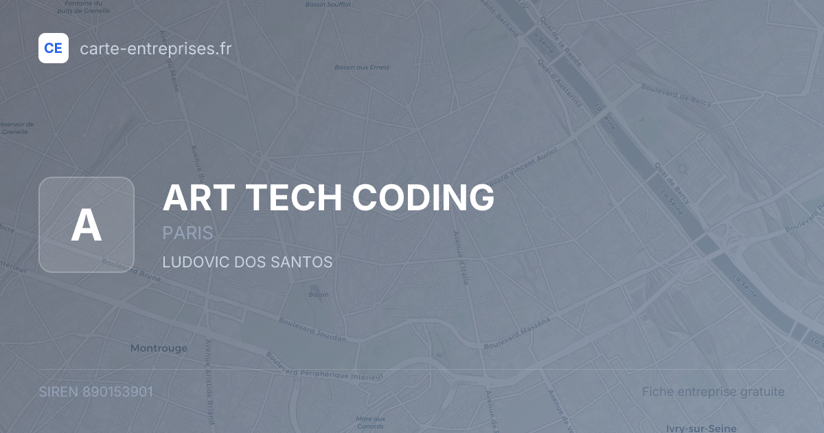 ART TECH CODING — 890153901 — fiche entreprise