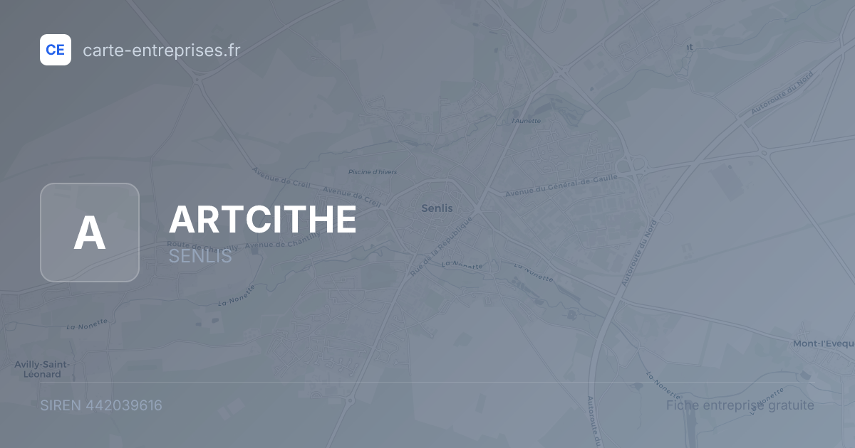 ARTCITHE — 442039616 — fiche entreprise
