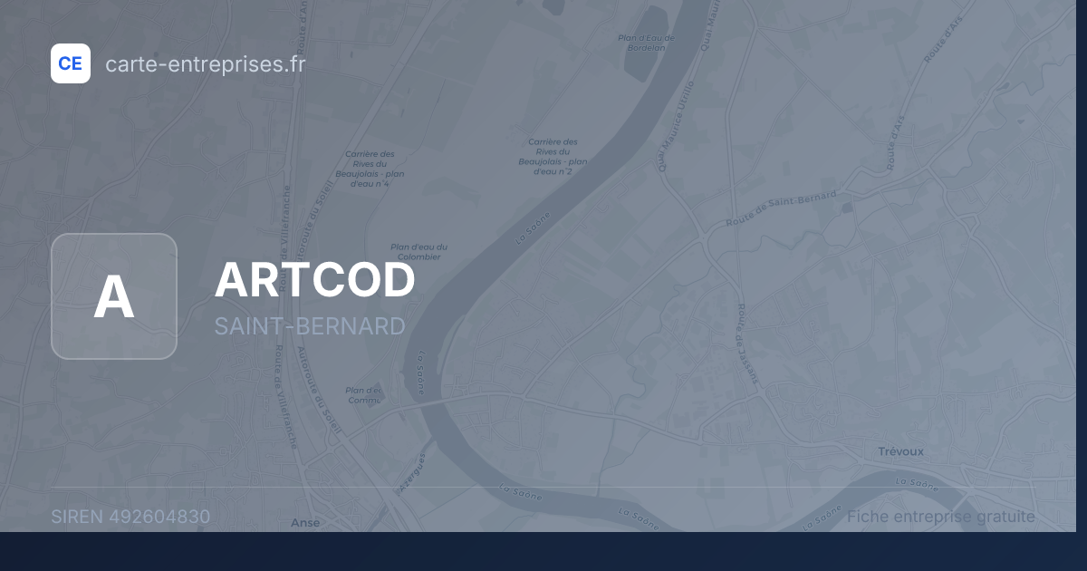 ARTCOD — 492604830 — fiche entreprise