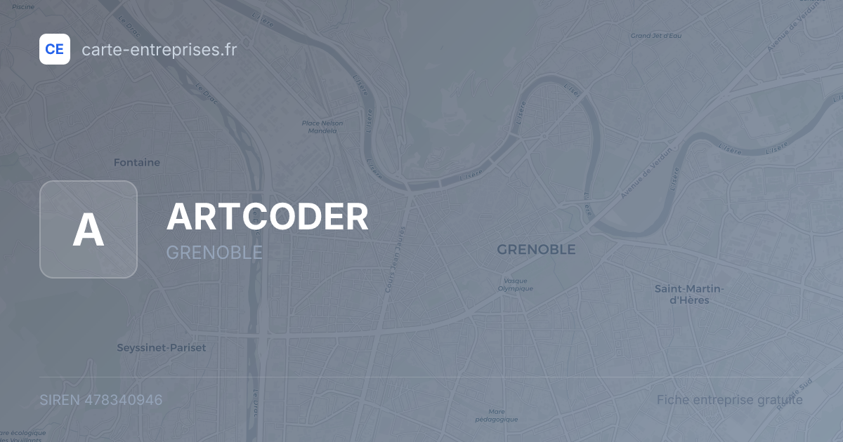 ARTCODER — 478340946 — fiche entreprise