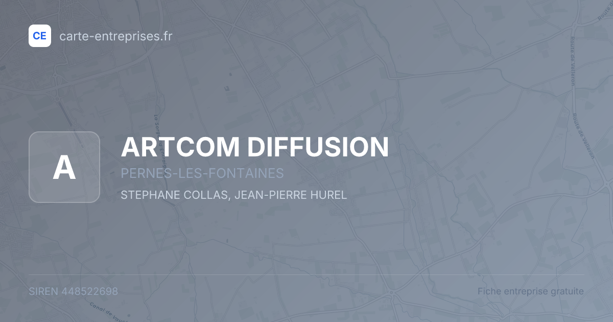 ARTCOM DIFFUSION — 448522698 — fiche entreprise