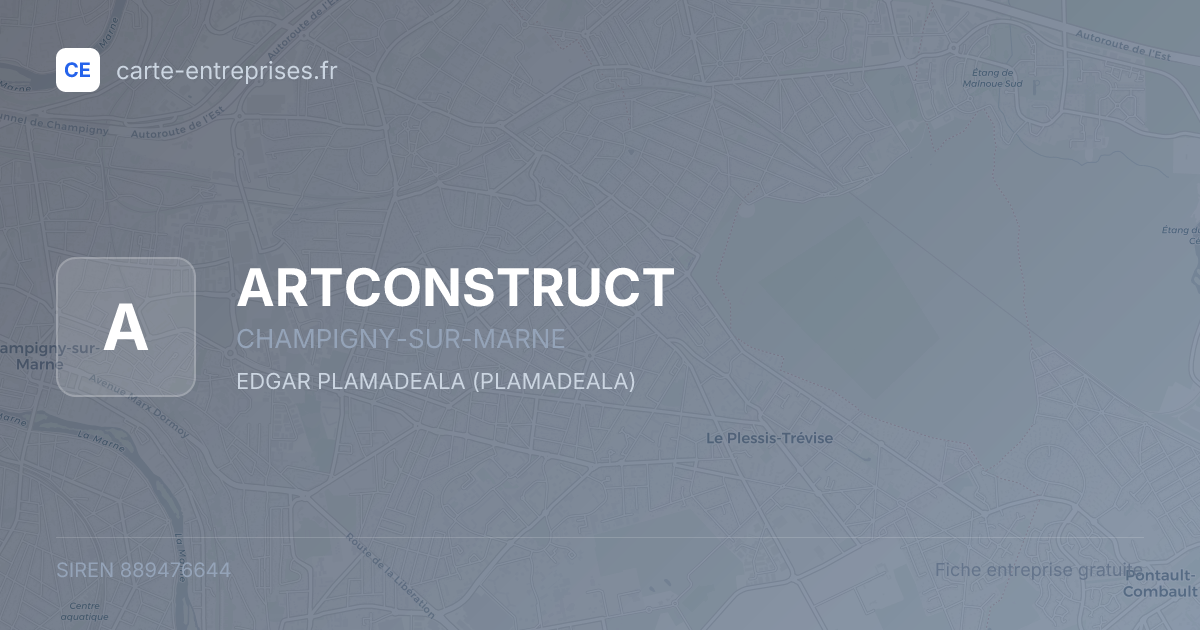 ARTCONSTRUCT — 889476644 — fiche entreprise