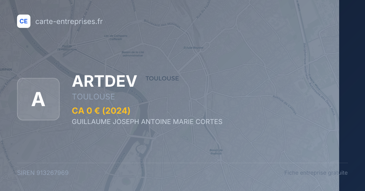 ARTDEV — 913267969 — fiche entreprise