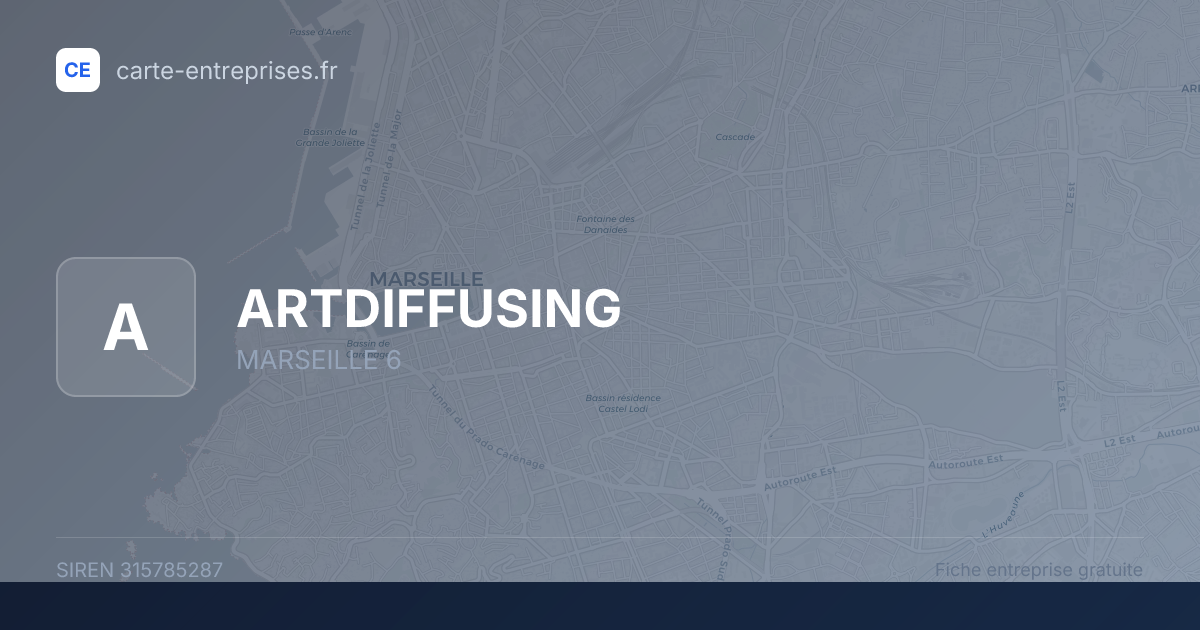 ARTDIFFUSING — 315785287 — fiche entreprise
