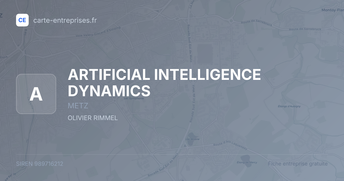 ARTIFICIAL INTELLIGENCE DYNAMICS — 989716212 — fiche entreprise