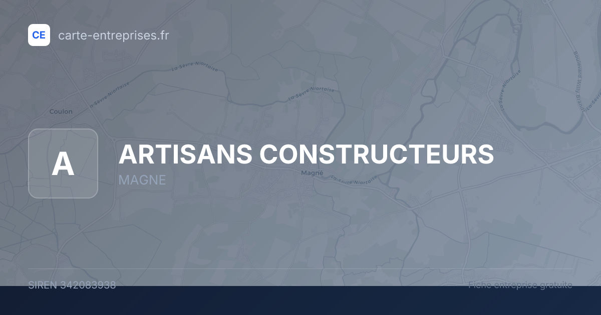 ARTISANS CONSTRUCTEURS — 342083938 — fiche entreprise