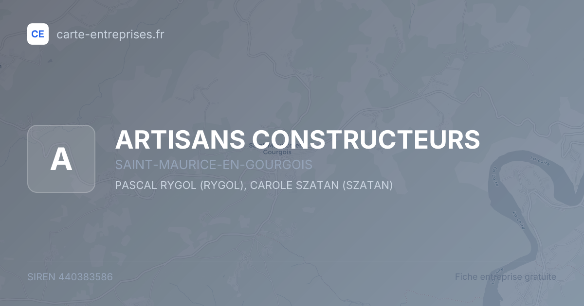 ARTISANS CONSTRUCTEURS — 440383586 — fiche entreprise
