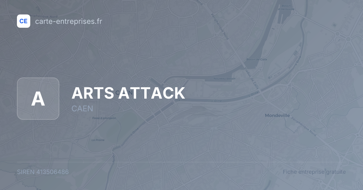 ARTS ATTACK — 413506486 — fiche entreprise