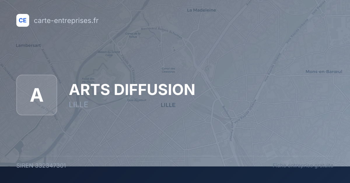 ARTS DIFFUSION — 332347301 — fiche entreprise