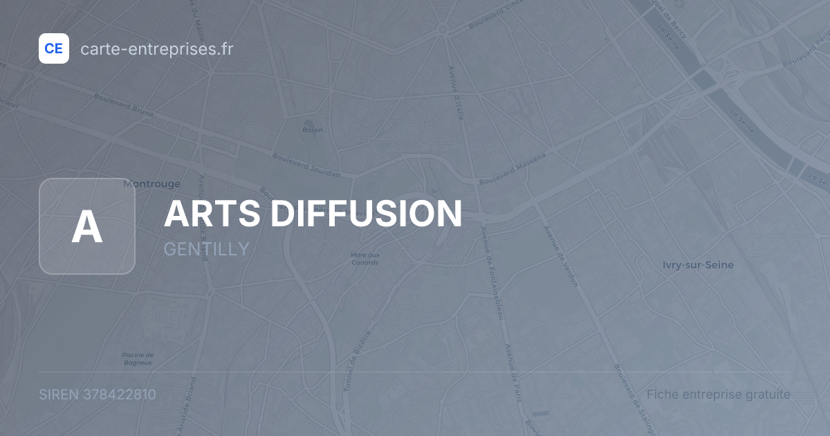 ARTS DIFFUSION — 378422810 — fiche entreprise