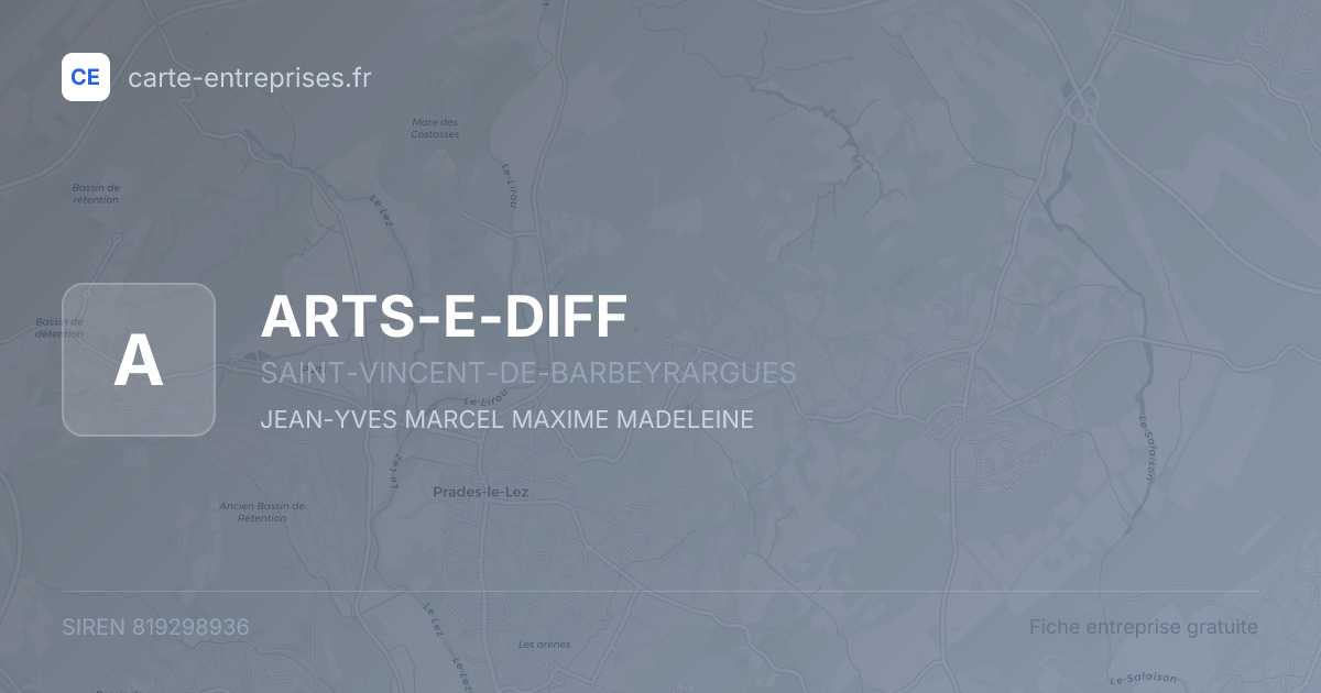 ARTS-E-DIFF — 819298936 — fiche entreprise