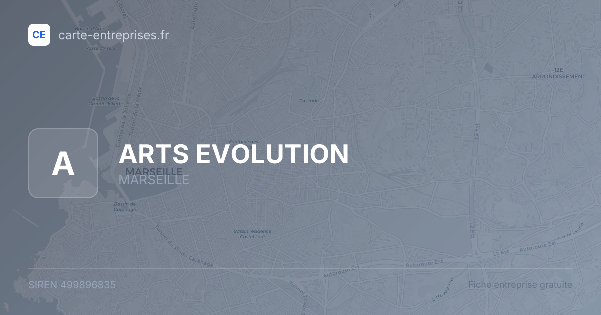 ARTS EVOLUTION — 499896835 — fiche entreprise