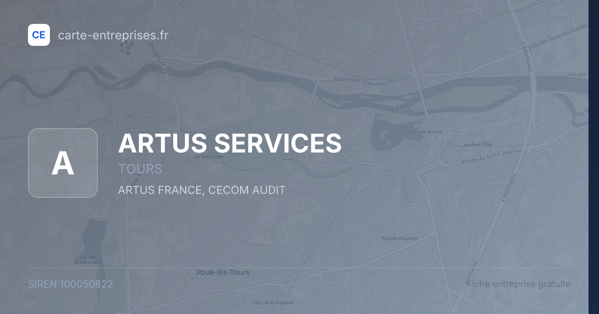 ARTUS SERVICES — 100050822 — fiche entreprise