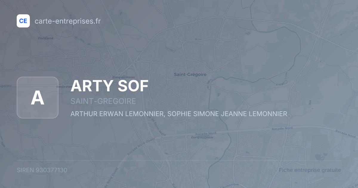 ARTY SOF — 930377130 — fiche entreprise