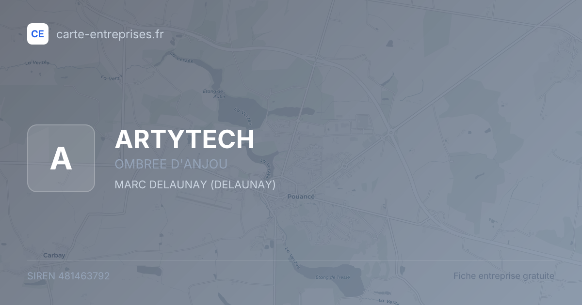 ARTYTECH — 481463792 — fiche entreprise
