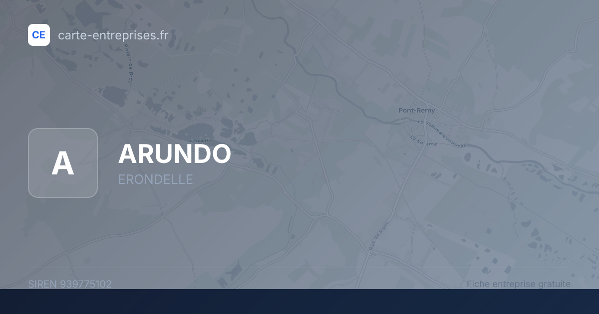 ARUNDO — 939775102 — fiche entreprise