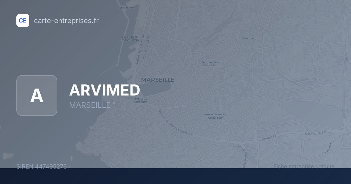 ARVIMED — 447495276 — fiche entreprise