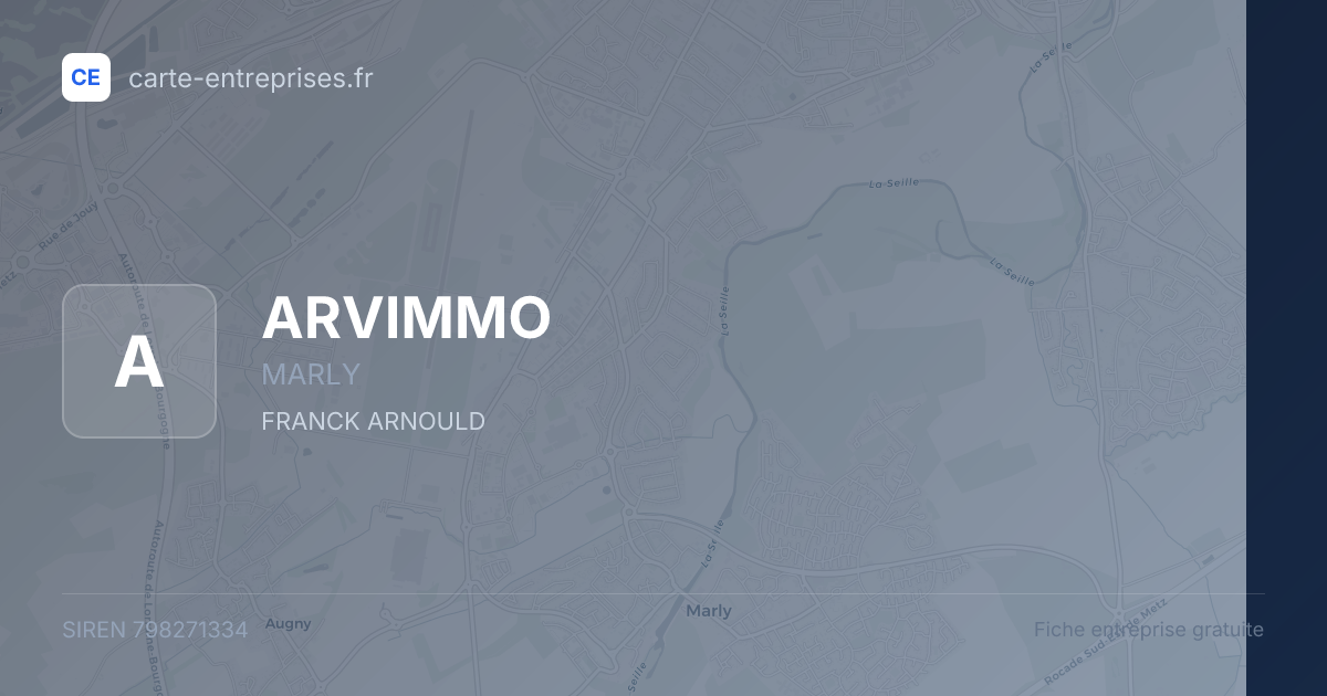 ARVIMMO — 798271334 — fiche entreprise