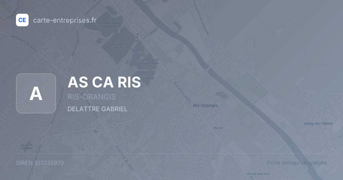 AS CA RIS — 317035970 — fiche entreprise