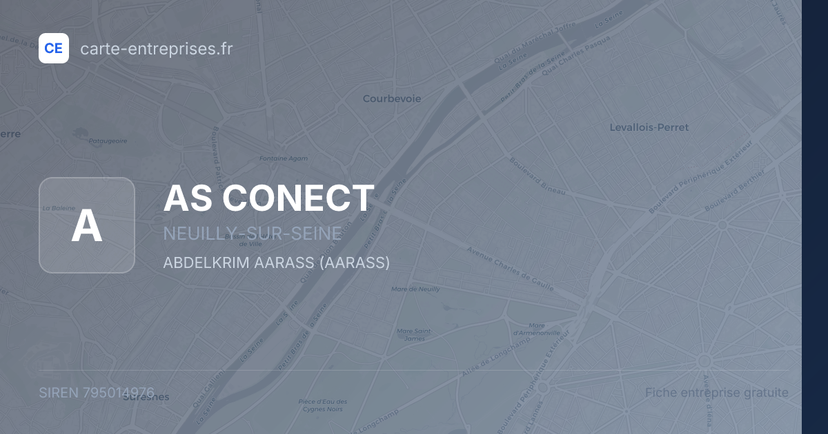 AS CONECT — 795014976 — fiche entreprise