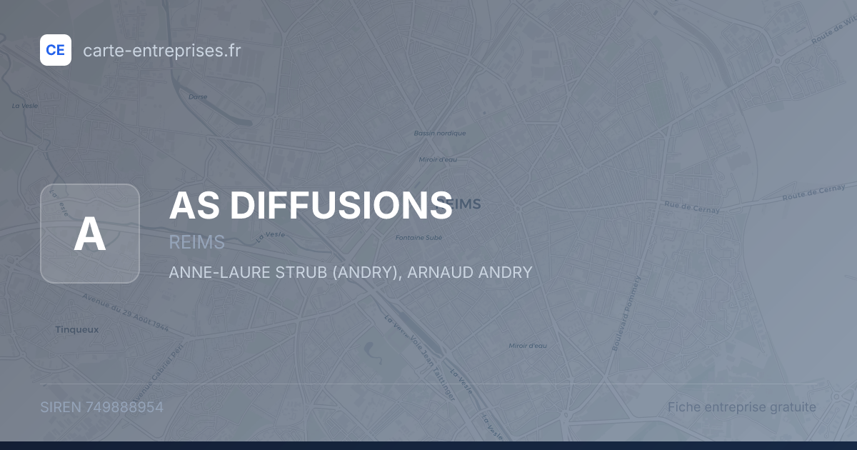 AS DIFFUSIONS — 749888954 — fiche entreprise