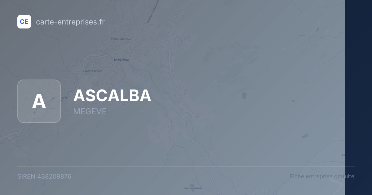 ASCALBA — 438209876 — fiche entreprise